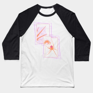 Black Widow V38 (Multicolor) Baseball T-Shirt